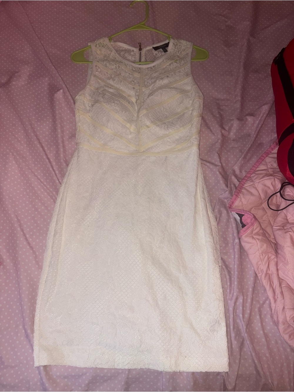 Guess White Lace Dress